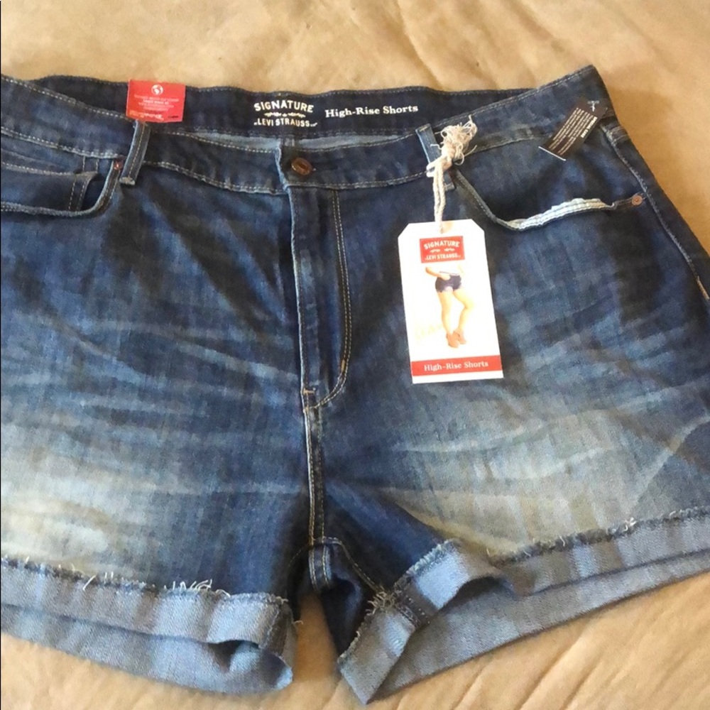 Denim shorts